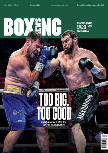 Boxing News - 16 October 2025