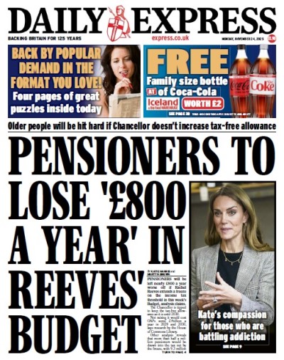 Daily Express - November 24, 2025