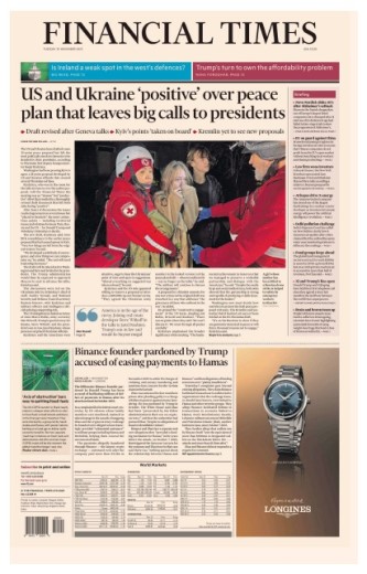 Financial Times USA - November 25, 2025