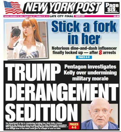 New York Post - November 25, 2025