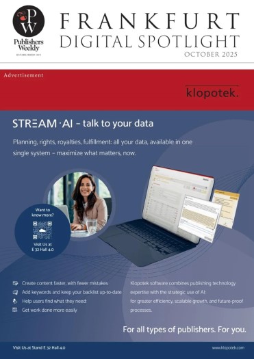 Publishers Weekly - Frankfurt Digital Spotlight - October 2025