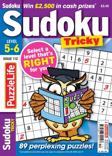 PuzzleLife Sudoku Tricky - Issue 112 2025