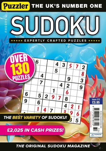 Puzzler Sudoku - Issue 272 2025