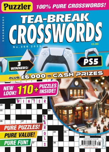Puzzler Tea-Break Crosswords - Issue 366 2025