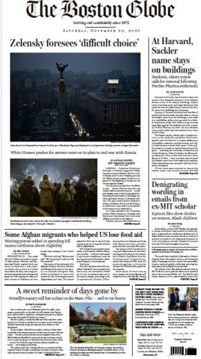 The Boston Globe - November 22, 2025