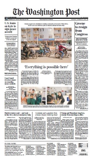 The Washington Post - November 22, 2025